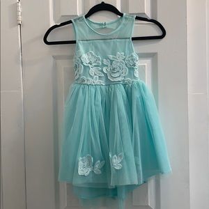 Turquoise toddler dress